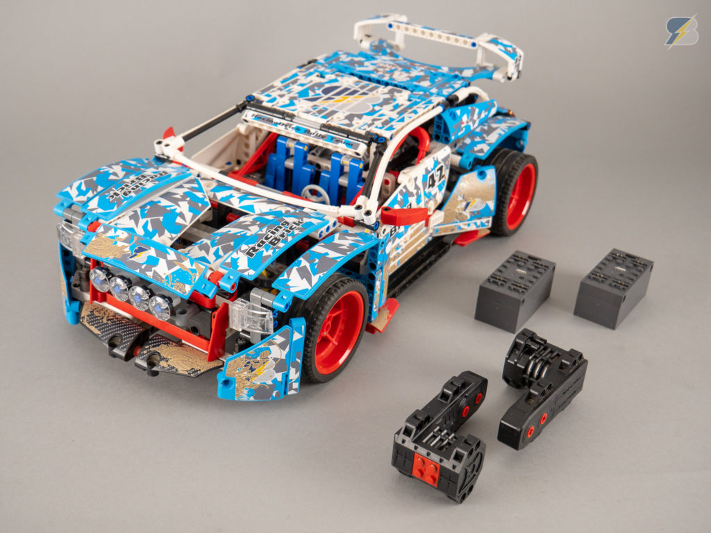 LEGO® Technic Rally Car RC mod with Buggy & BuWizz - RacingBrick